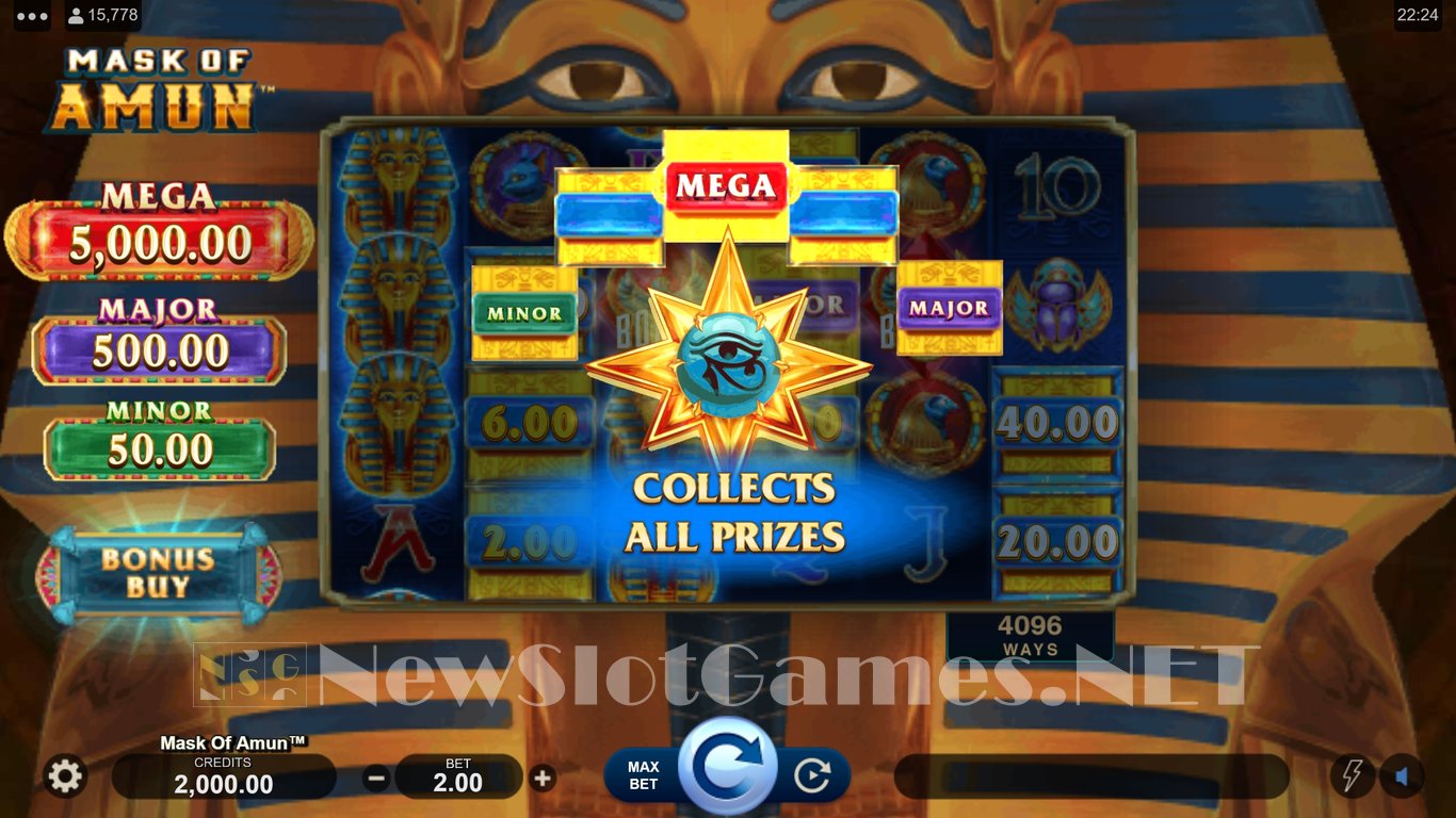 Mask of Amun Slot Demo Image