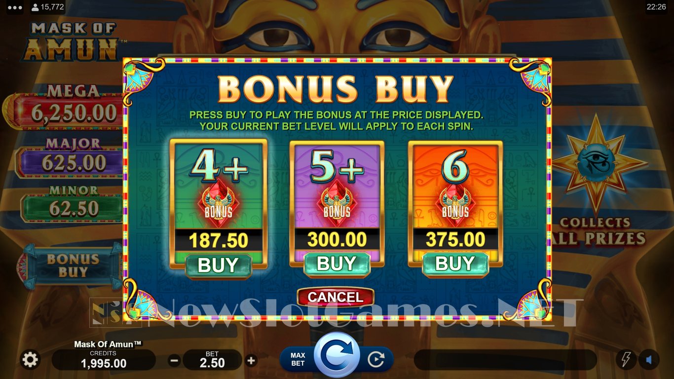 Mask of Amun Slot Slot Image in Demo - pic. 13