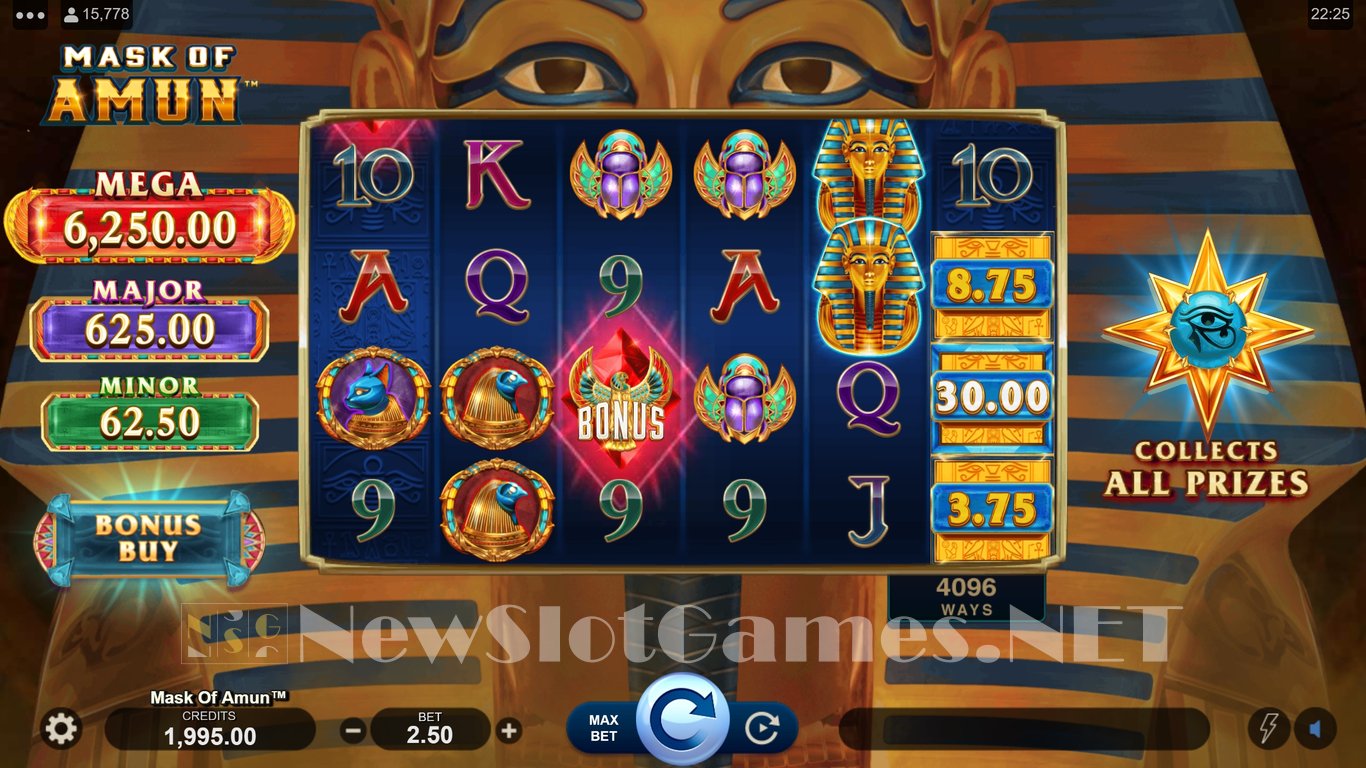 Mask of Amun Slot Slot Image in Demo - pic. 3