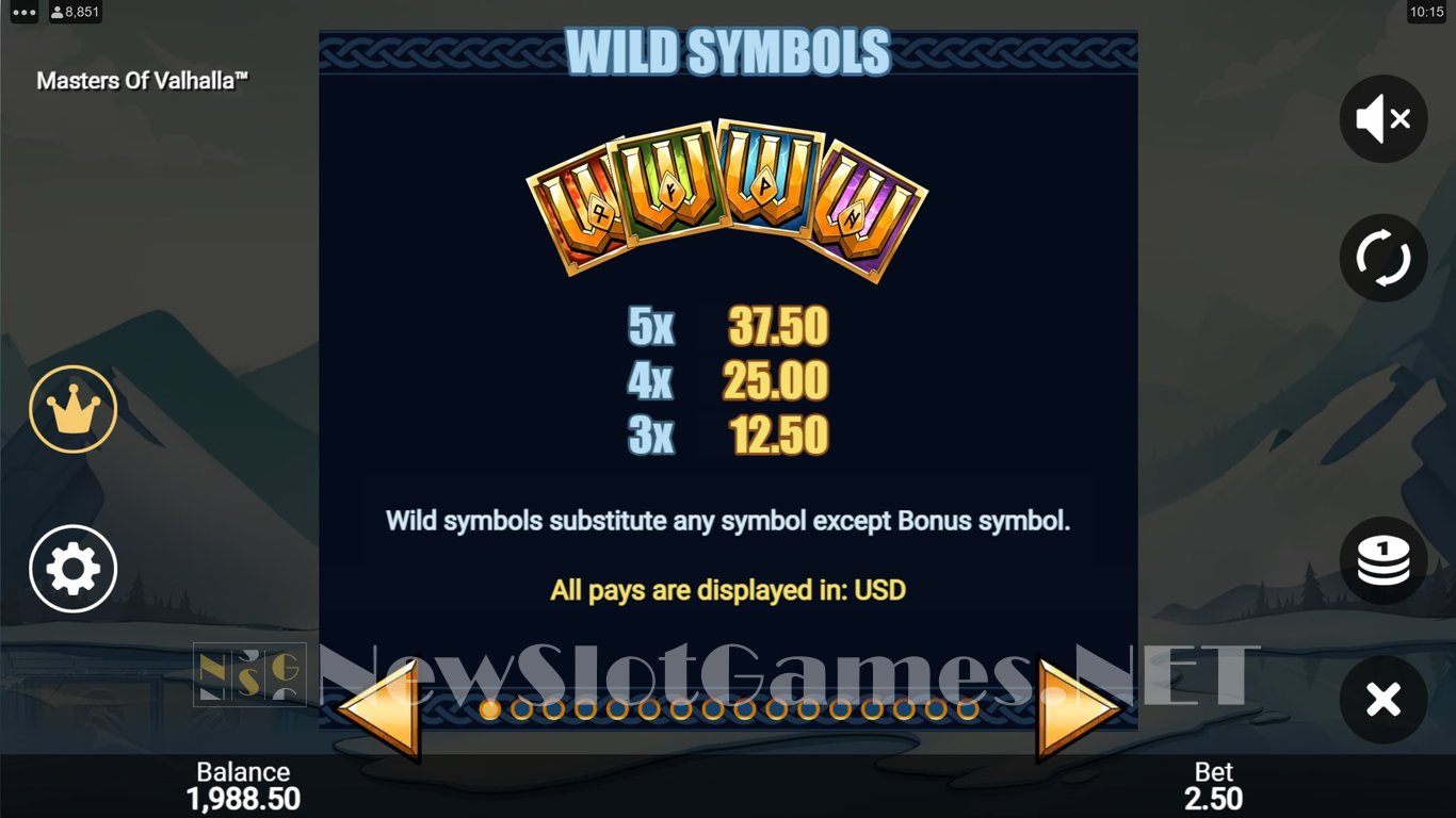 Masters of Valhalla Slot Slot Image in Demo - pic. 5