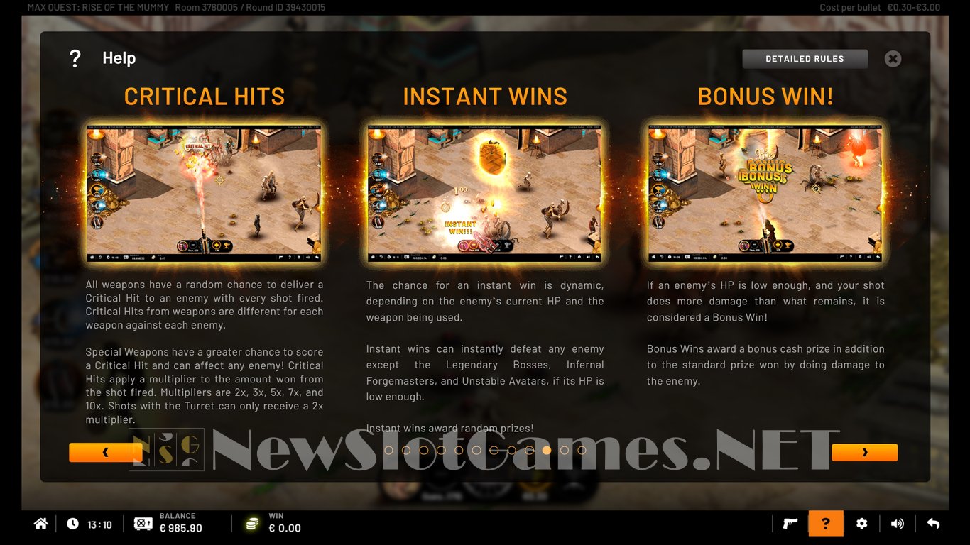 Max Quest: Rise of the Mummy Slot Slot Image in Demo - pic. 17