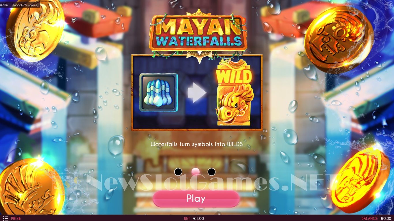 Mayan Waterfalls Slot Demo Image