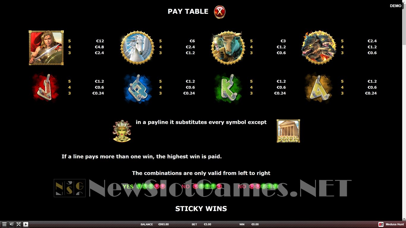Medusa Hunt Slot Slot Image in Demo - pic. 4