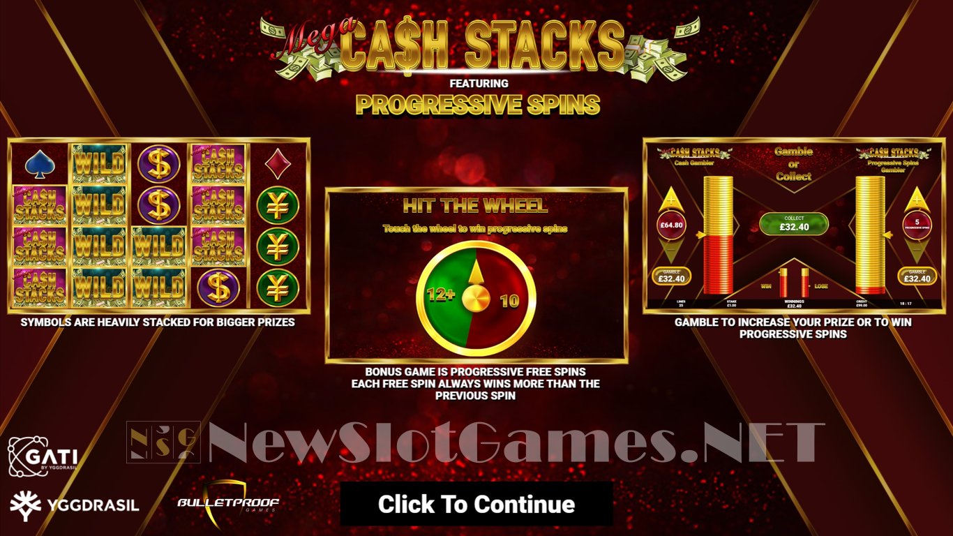 Mega Cash Stacks Slot Demo Image