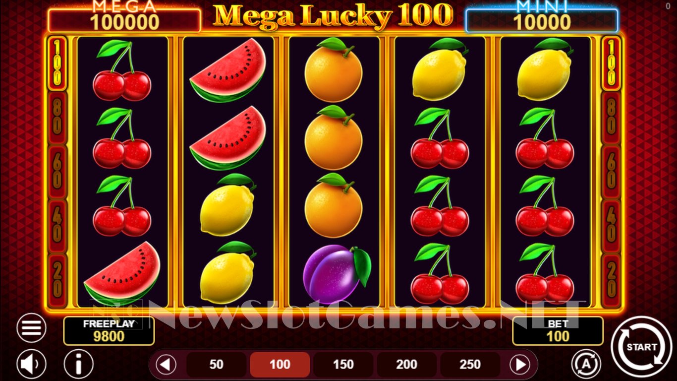 Mega Lucky 100 Slot Slot Image in Demo - pic. 2
