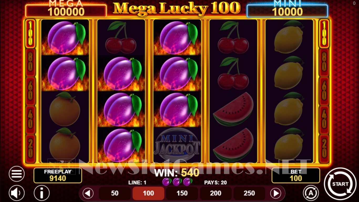 Mega Lucky 100 Slot Slot Image in Demo - pic. 4