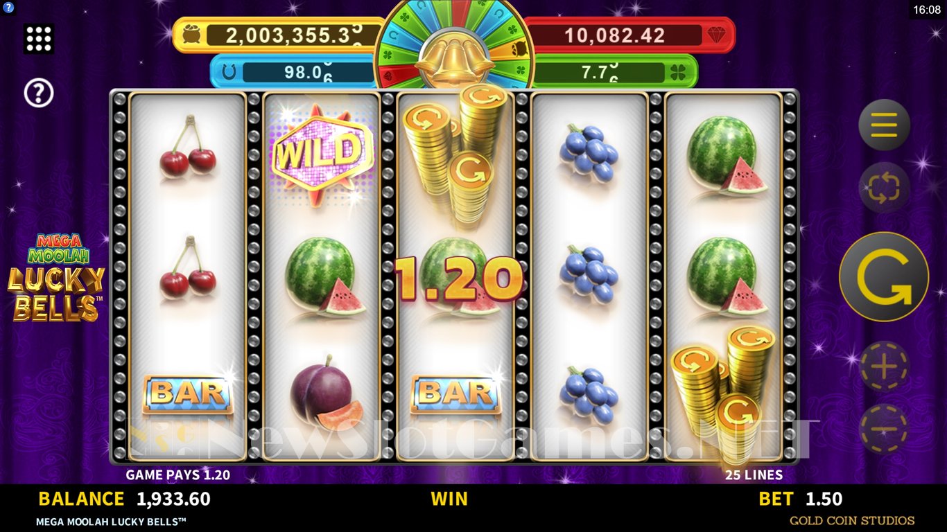 Mega Moolah Lucky Bells Slot Slot Image in Demo - pic. 10