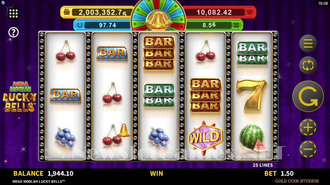 Mega Moolah Lucky Bells Slot Slot Image in Demo - pic. 3