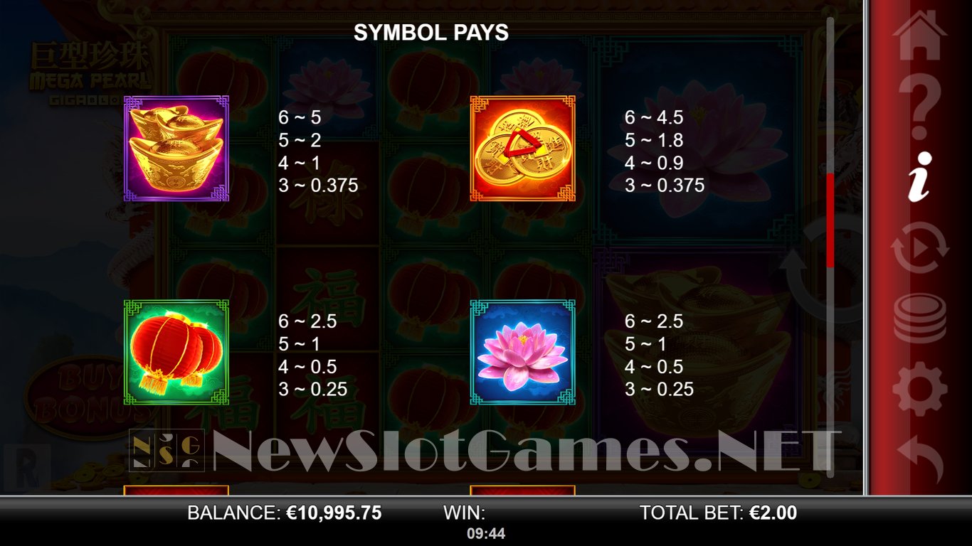 Mega Pearl Gigablox Slot Slot Image in Demo - pic. 7