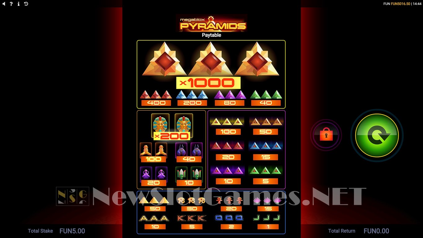 Megablox Pyramids Slot Slot Image in Demo - pic. 5