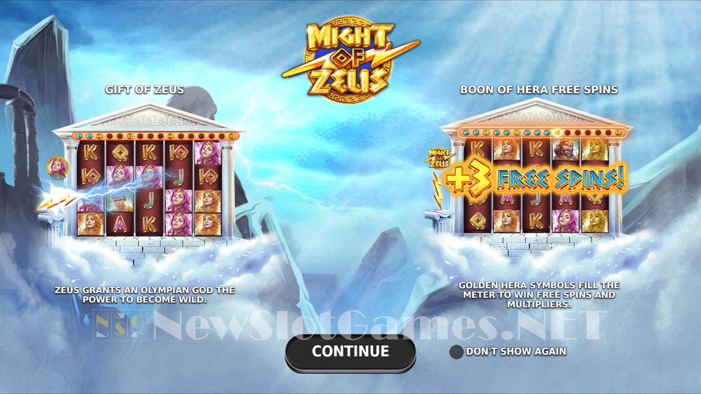 Might of Zeus Slot Demo Image