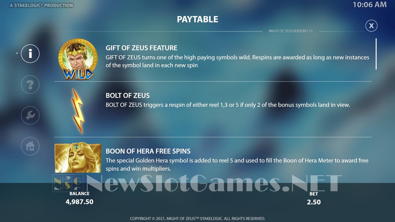Might of Zeus Slot Slot Image in Demo - pic. 6