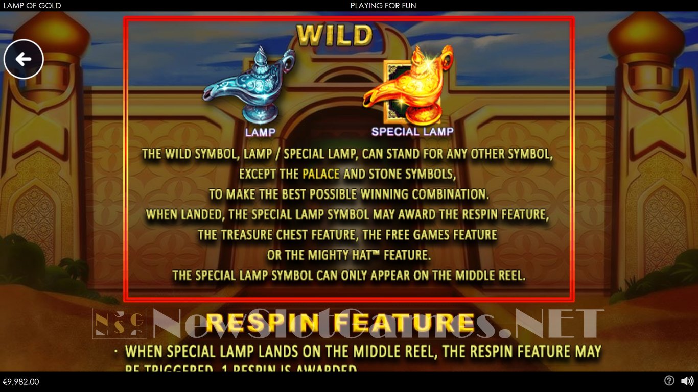 Mighty Hat Lamp of Gold Slot Slot Image in Demo - pic. 6