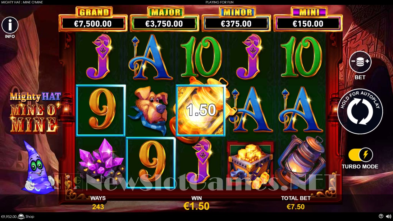 Mighty Hat Mine O Mine Slot Slot Image in Demo - pic. 10