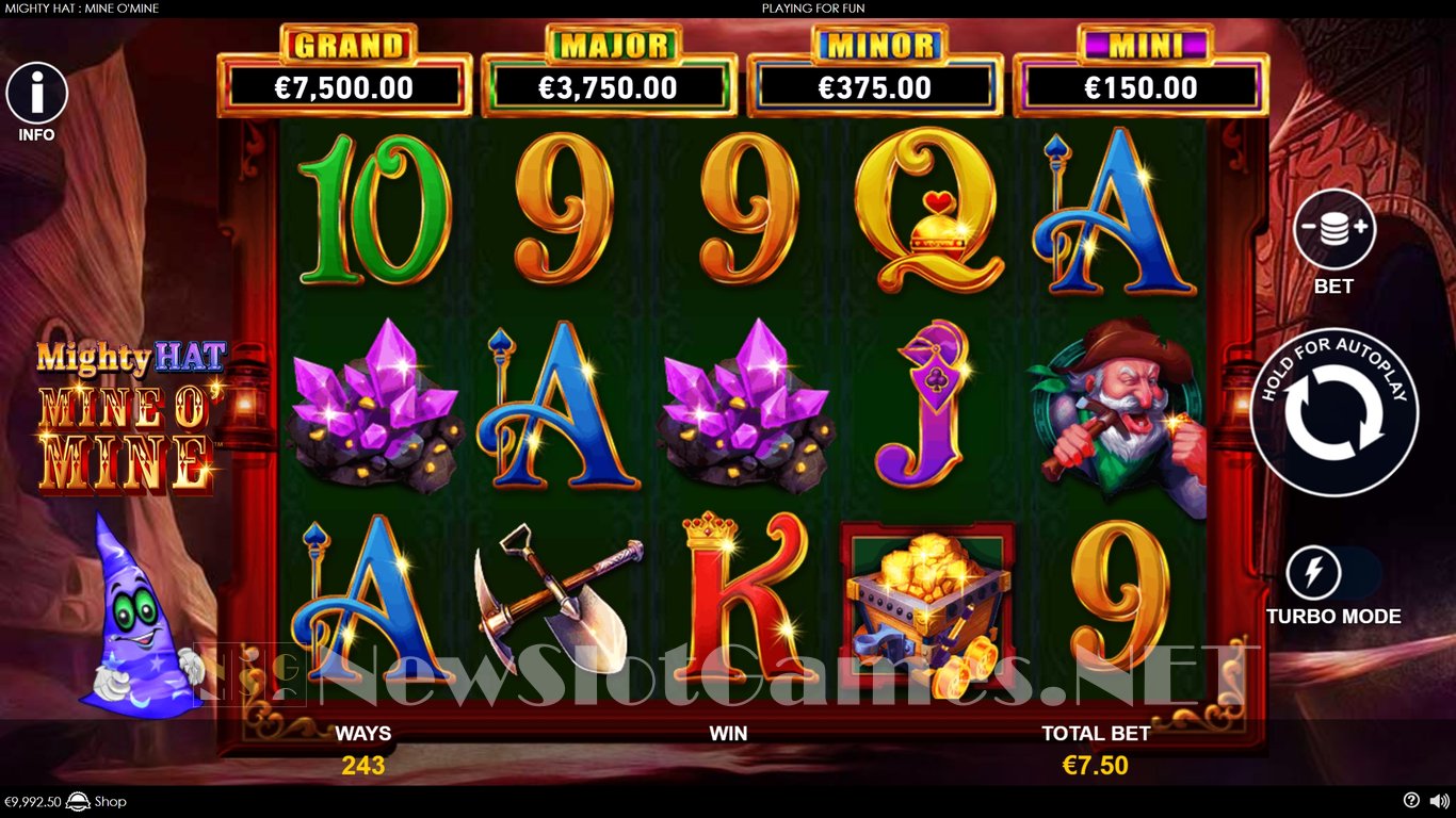 Mighty Hat Mine O Mine Slot Slot Image in Demo - pic. 2