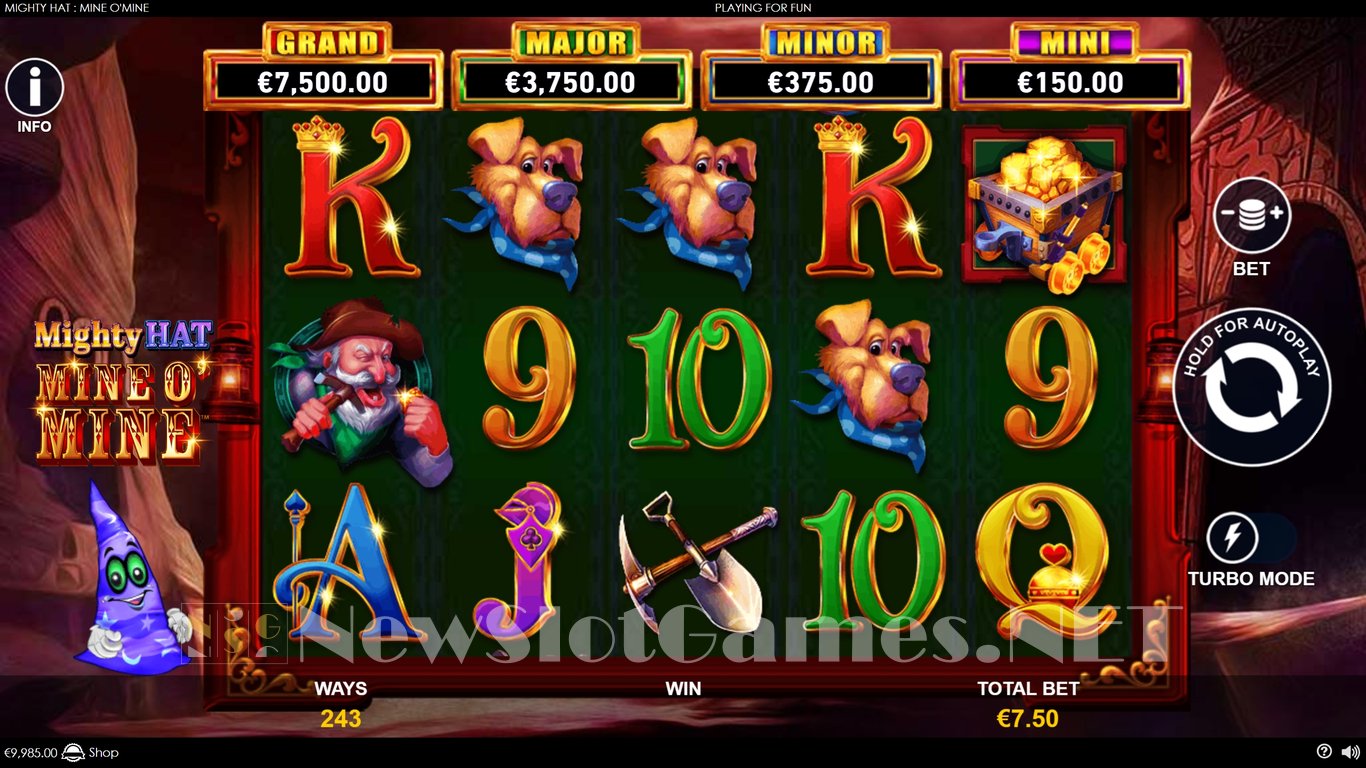 Mighty Hat Mine O Mine Slot Slot Image in Demo - pic. 3