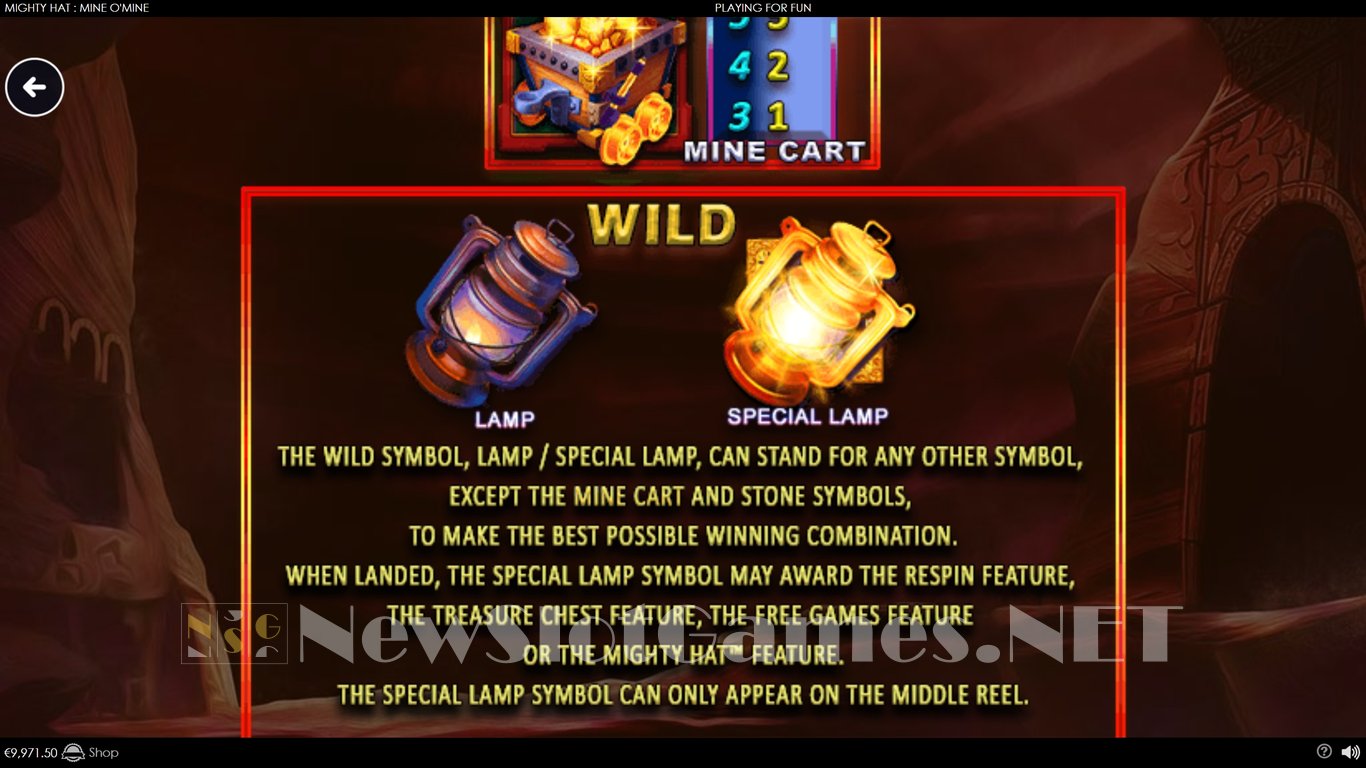 Mighty Hat Mine O Mine Slot Slot Image in Demo - pic. 6