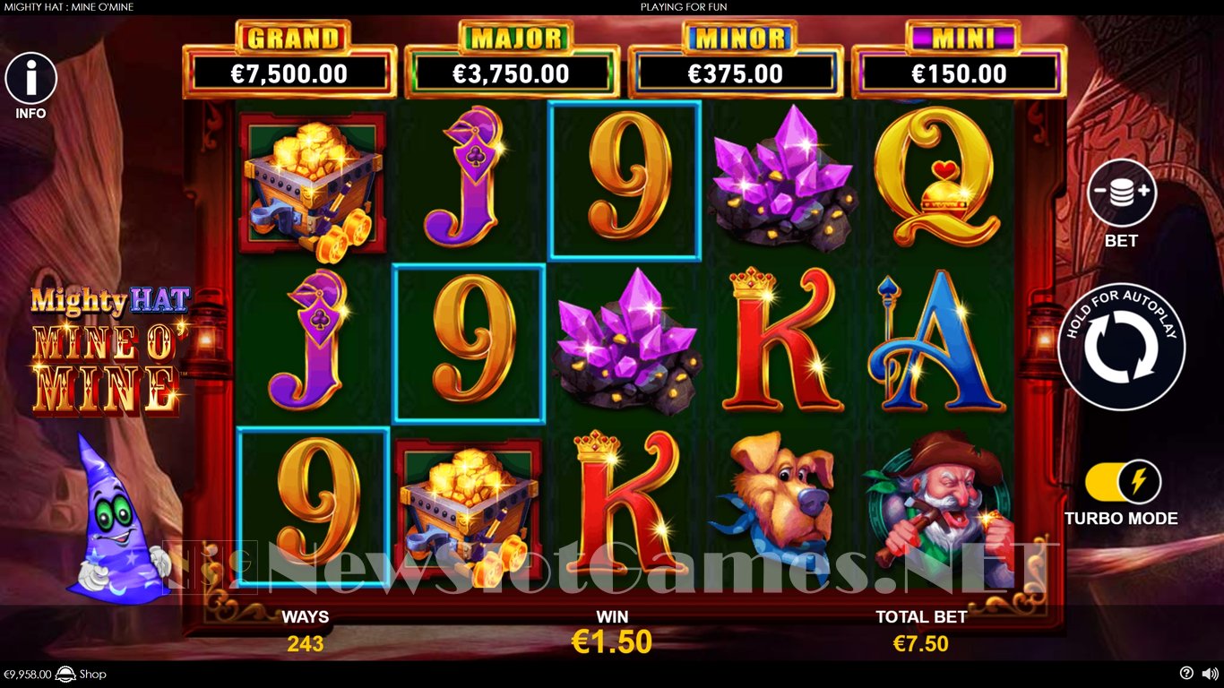 Mighty Hat Mine O Mine Slot Slot Image in Demo - pic. 9