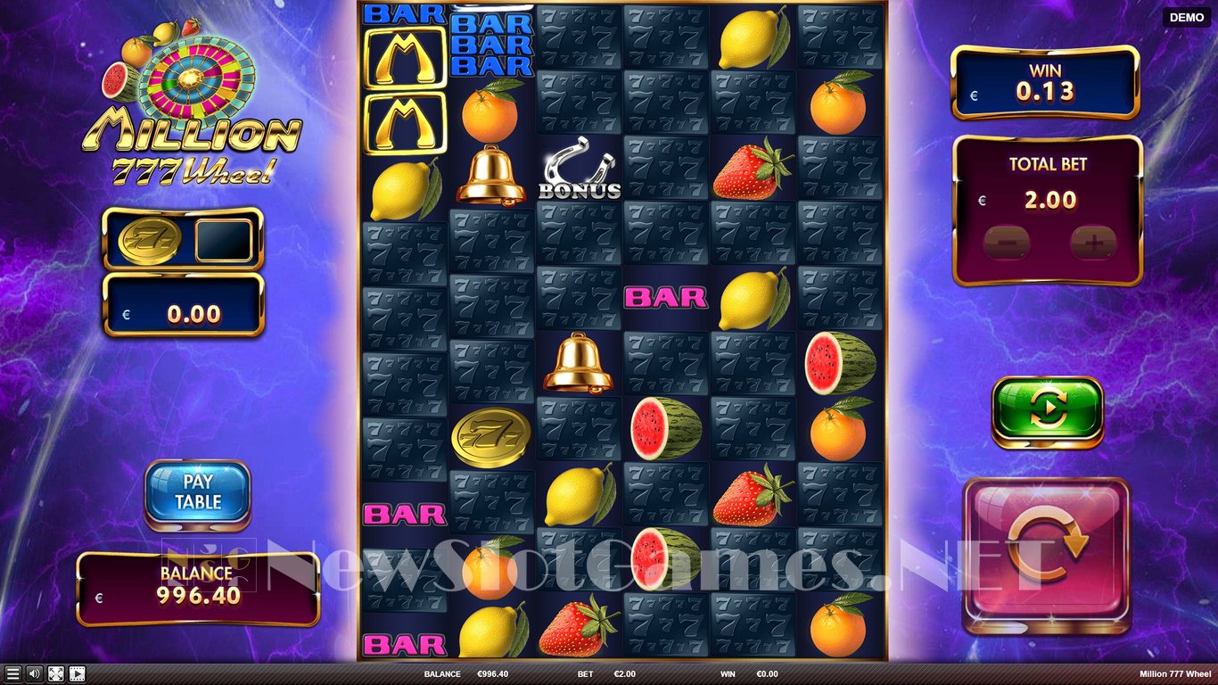 Million 777 Wheel Slot Slot Image in Demo - pic. 2