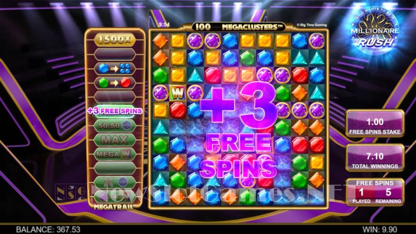 Millionaire Rush Megaclusters Slot Slot Image in Demo - pic. 2