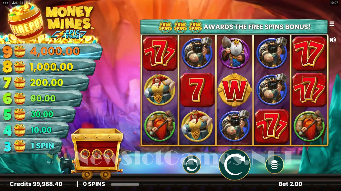Money Mines Slot Slot Image in Demo - pic. 2