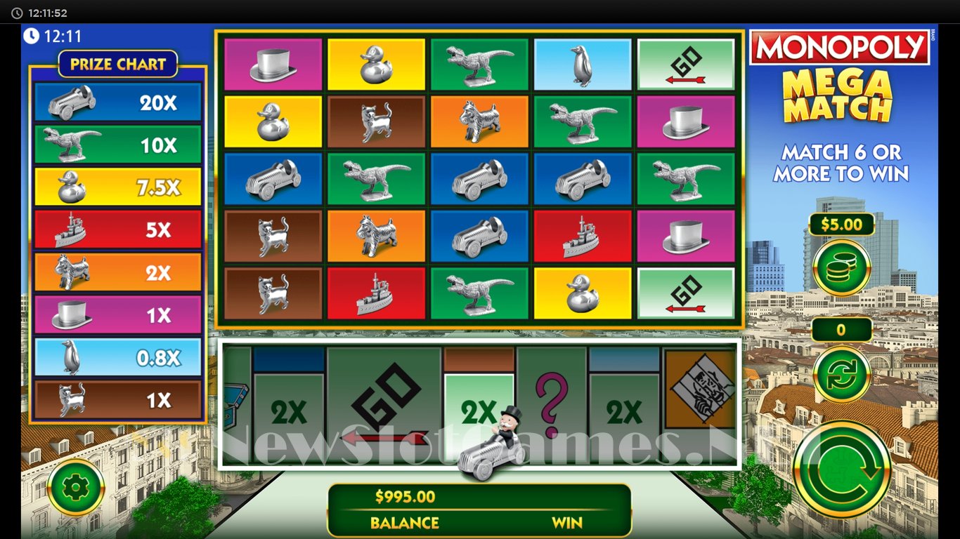 Monopoly Mega Match Slot Slot Image in Demo - pic. 2