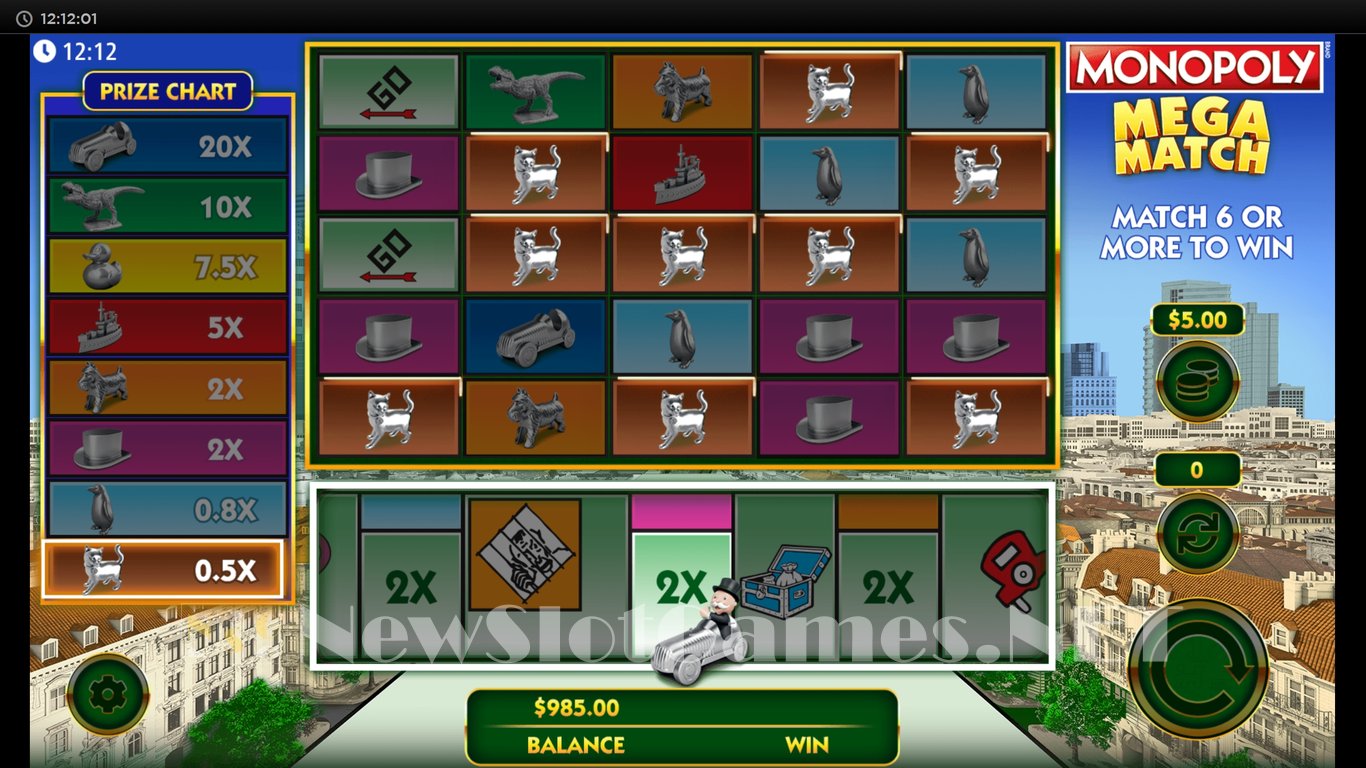 Monopoly Mega Match Slot Slot Image in Demo - pic. 3