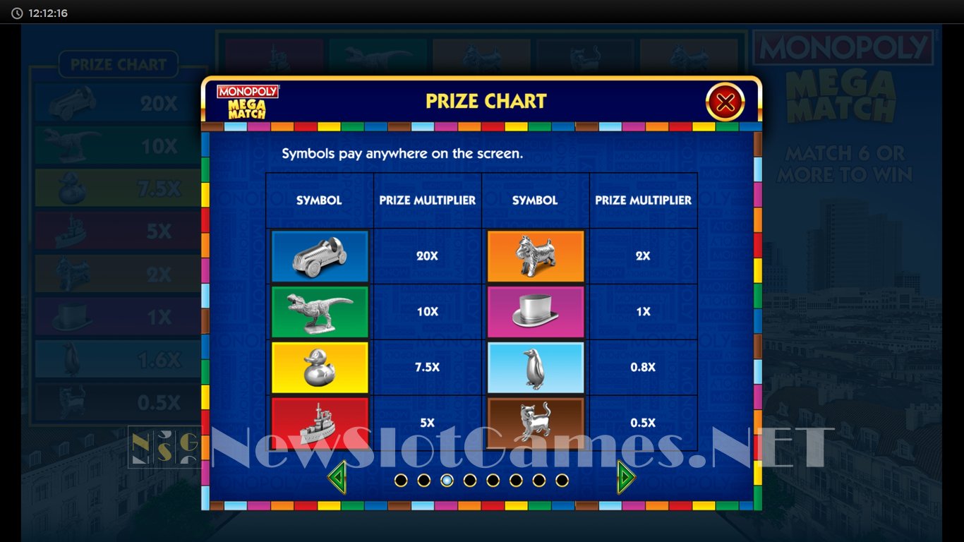 Monopoly Mega Match Slot Slot Image in Demo - pic. 4