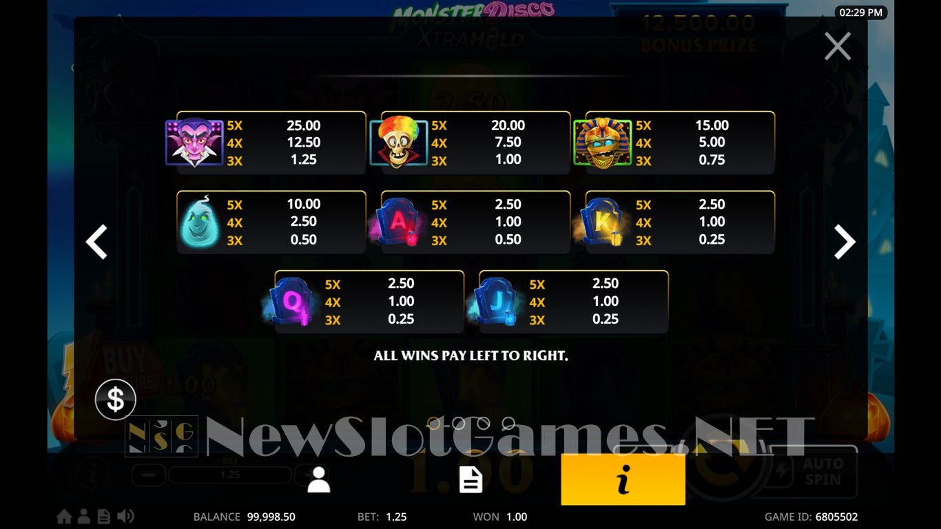 Monster Disco Slot Slot Image in Demo - pic. 3
