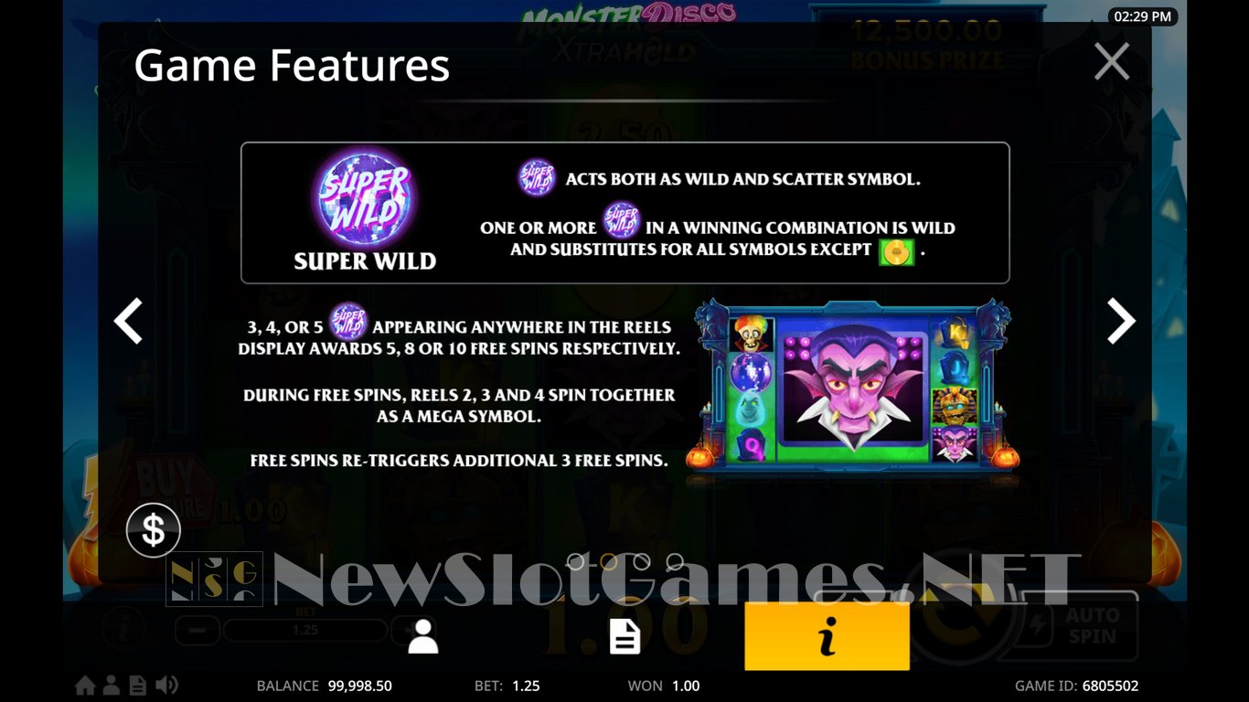 Monster Disco Slot Slot Image in Demo - pic. 4