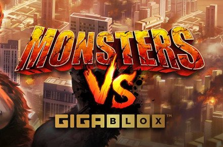 Monsters vs Gigablox Slot Logo