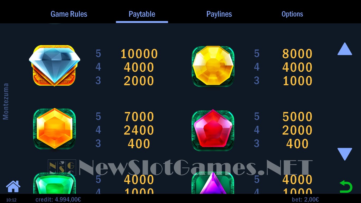 Montezuma Slot Slot Image in Demo - pic. 6