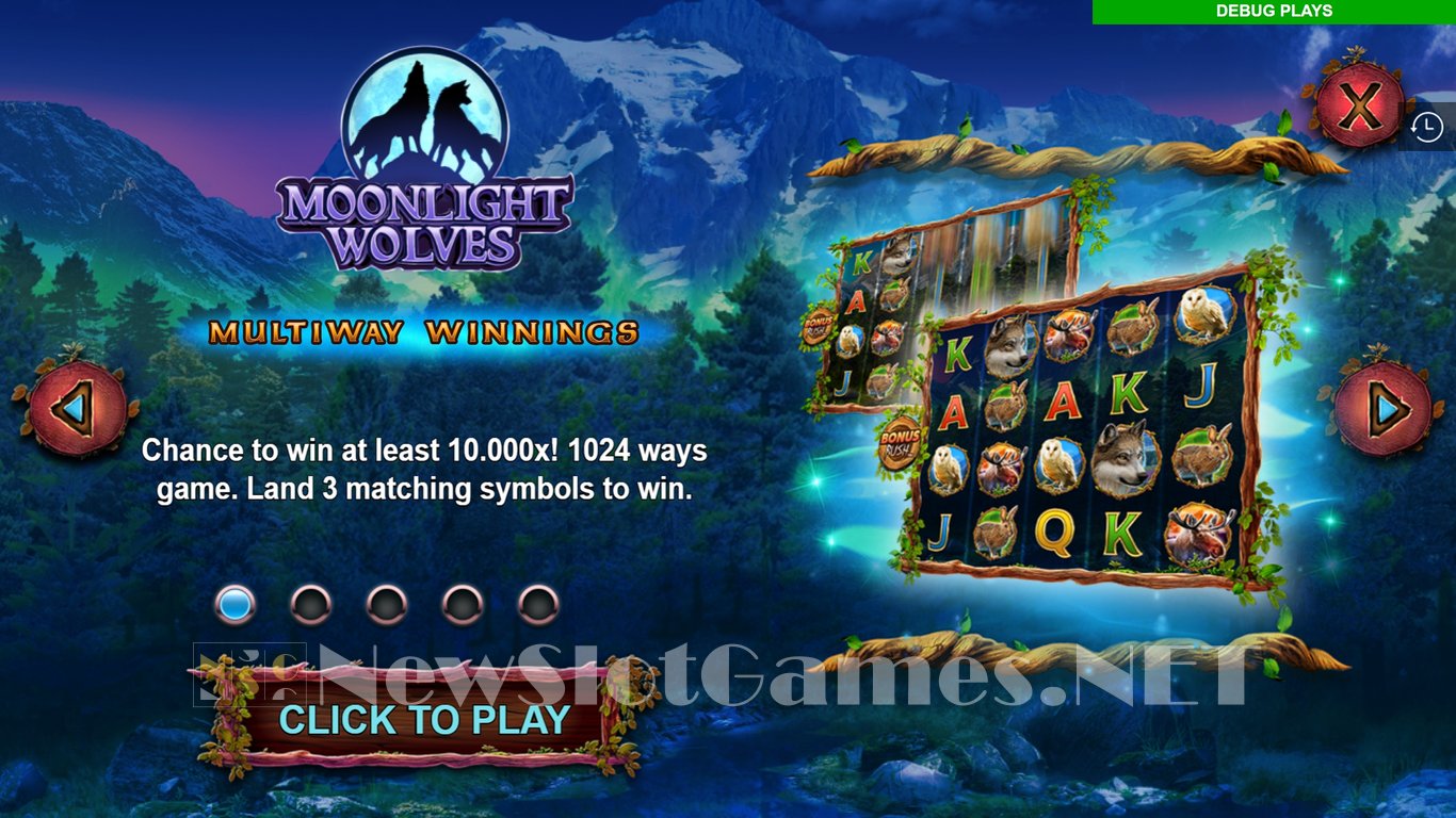 Moonlight Wolves Slot Demo Image