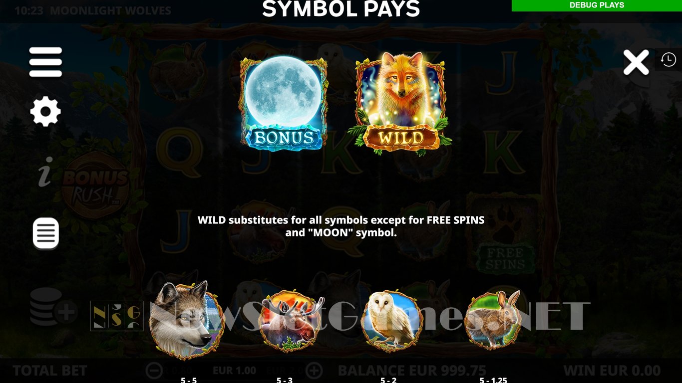 Moonlight Wolves Slot Slot Image in Demo - pic. 4