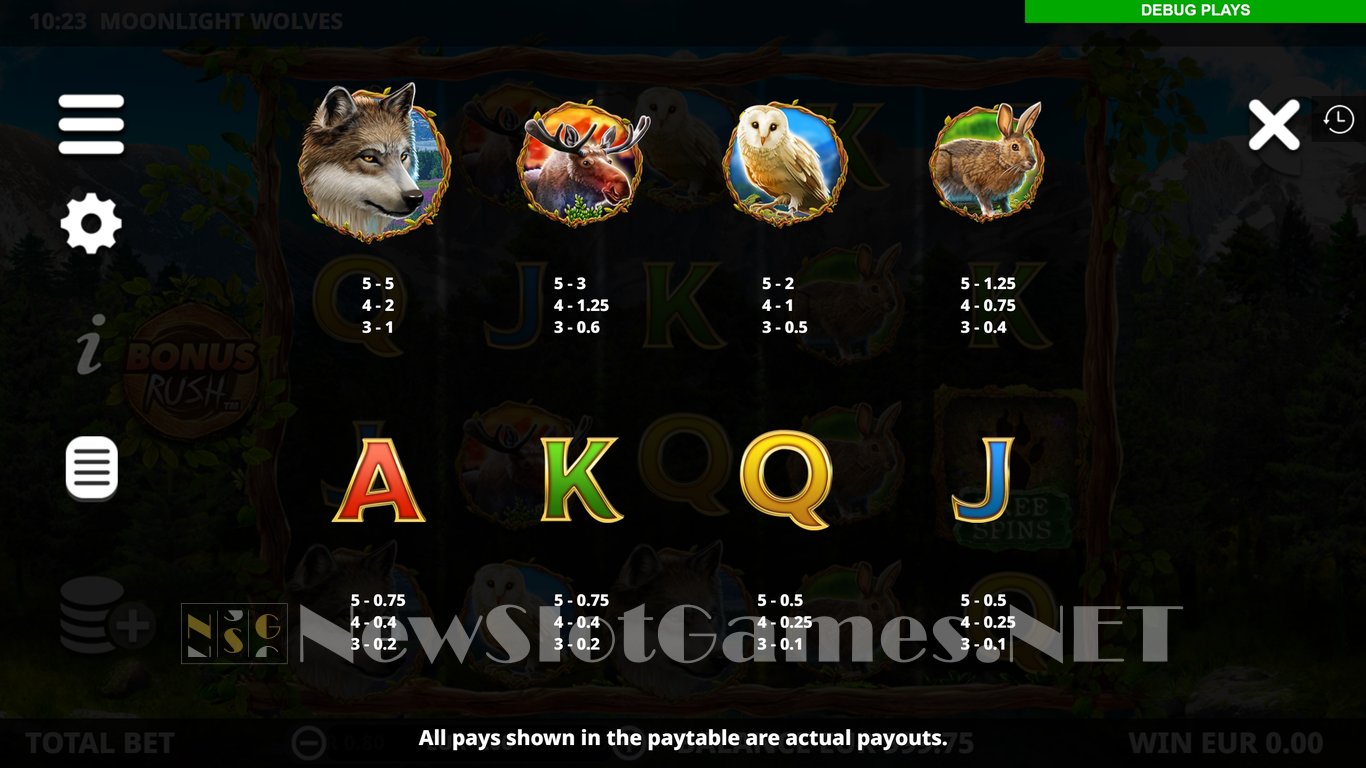 Moonlight Wolves Slot Slot Image in Demo - pic. 5