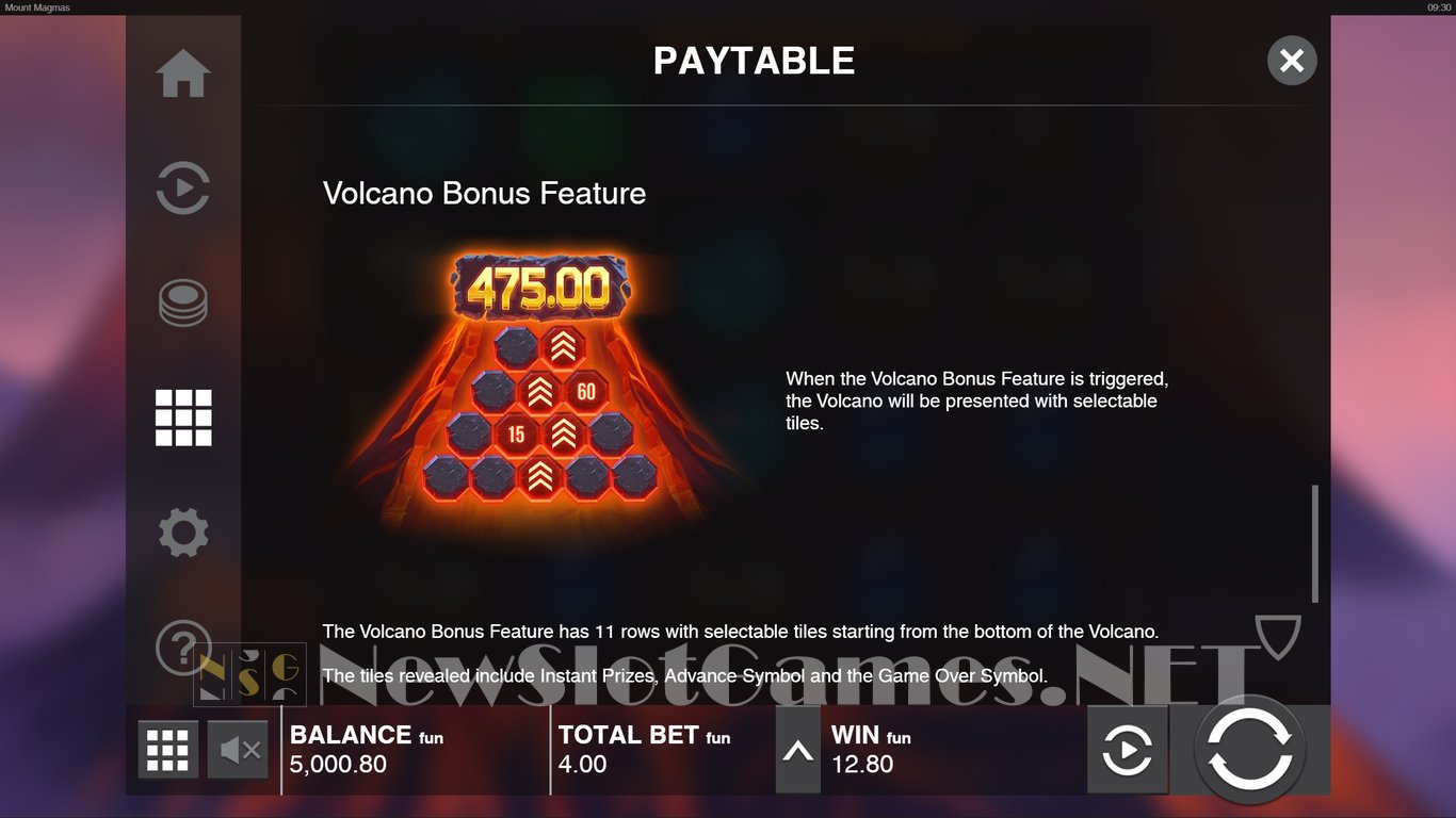Mount Magmas Slot Slot Image in Demo - pic. 12