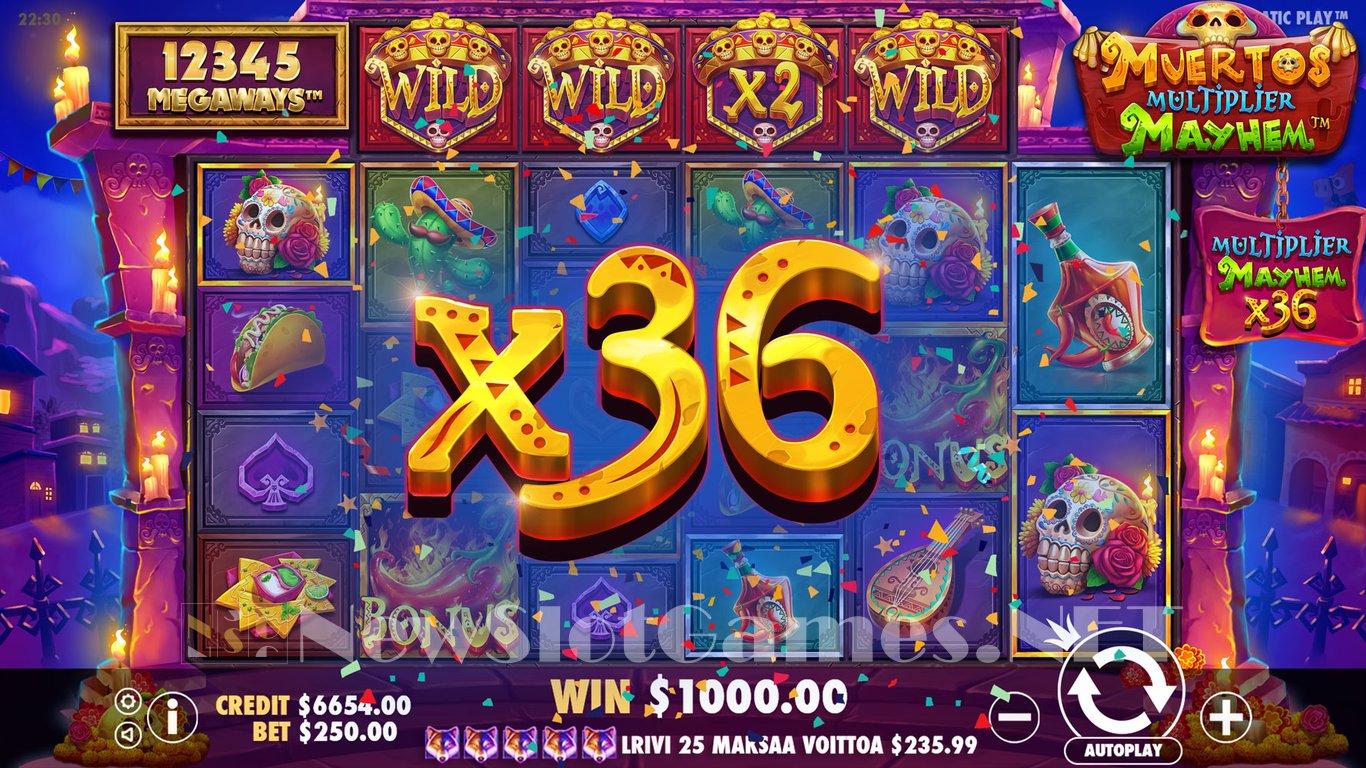 Muertos Multiplier Megaways Slot Slot Image in Demo - pic. 10