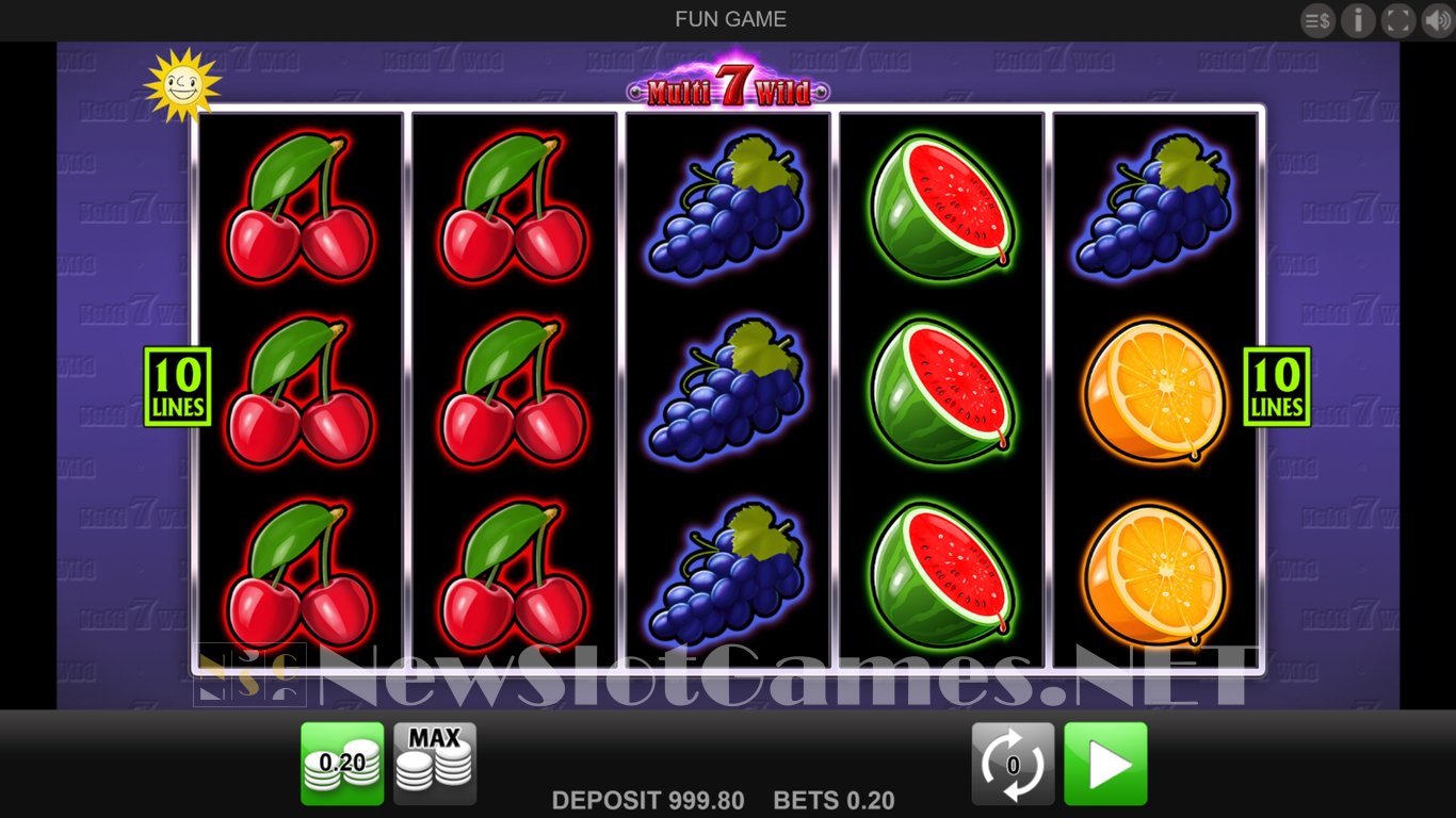Multi 7 Wild Slot Demo Image