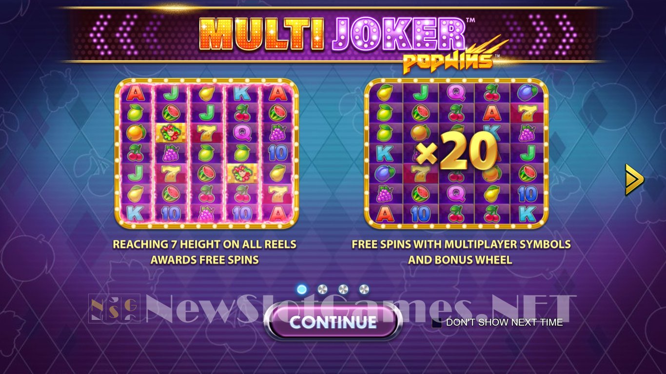 Multi Joker Popwins Slot Demo Image