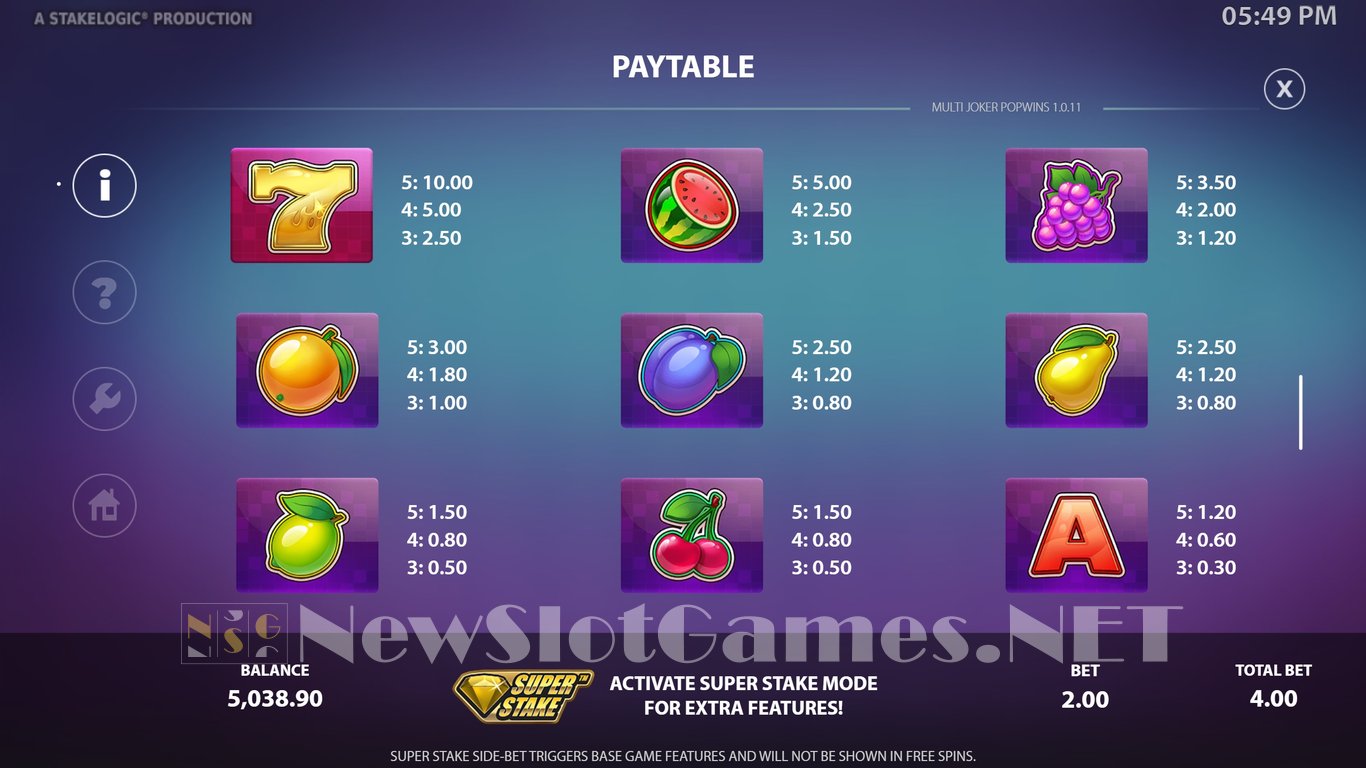 Multi Joker Popwins Slot Slot Image in Demo - pic. 10