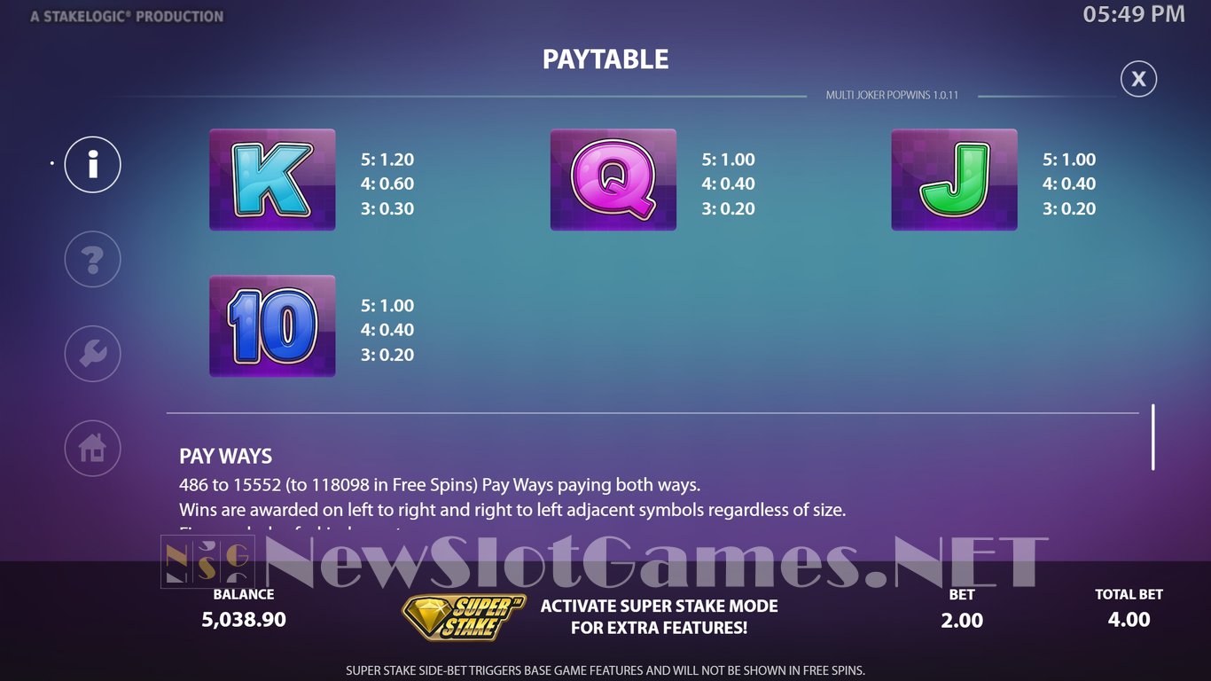 Multi Joker Popwins Slot Slot Image in Demo - pic. 11
