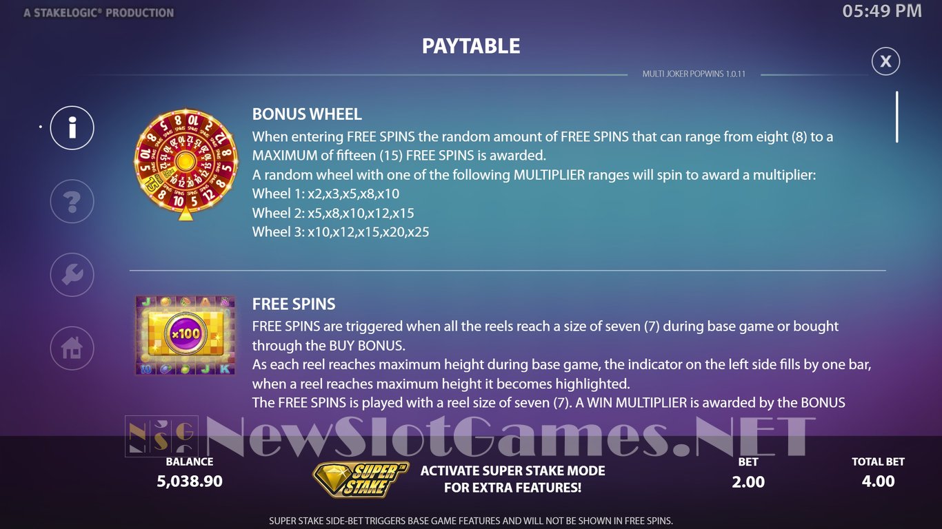 Multi Joker Popwins Slot Slot Image in Demo - pic. 7