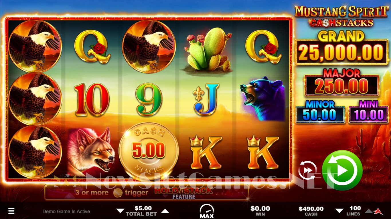 Mustang Spirit: Cash Stacks Slot Slot Image in Demo - pic. 2
