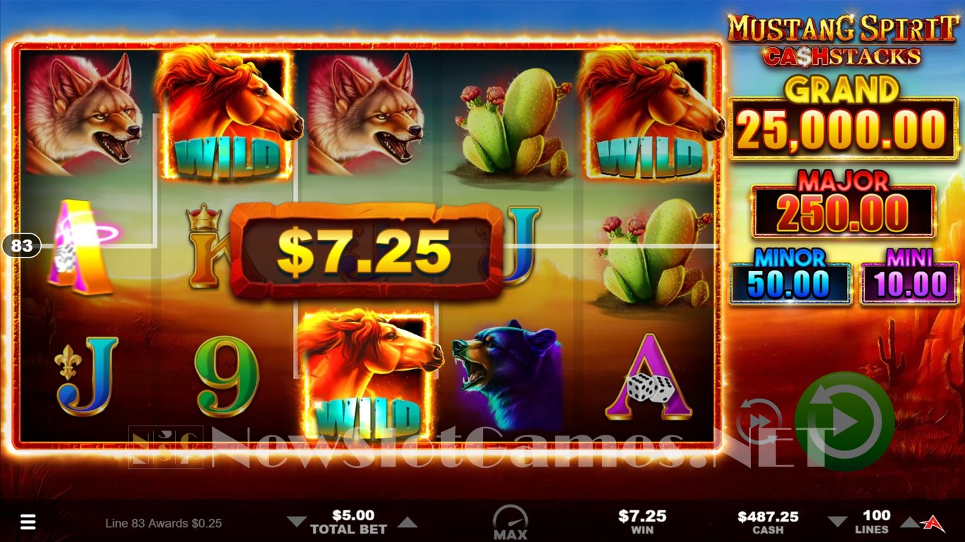Mustang Spirit: Cash Stacks Slot Slot Image in Demo - pic. 5