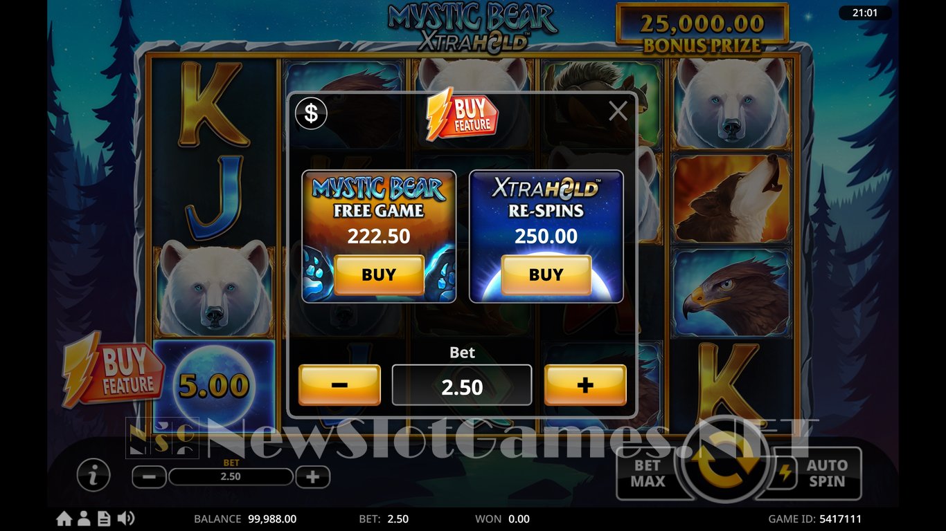 Mystic Bear XtraHold Slot Slot Image in Demo - pic. 10