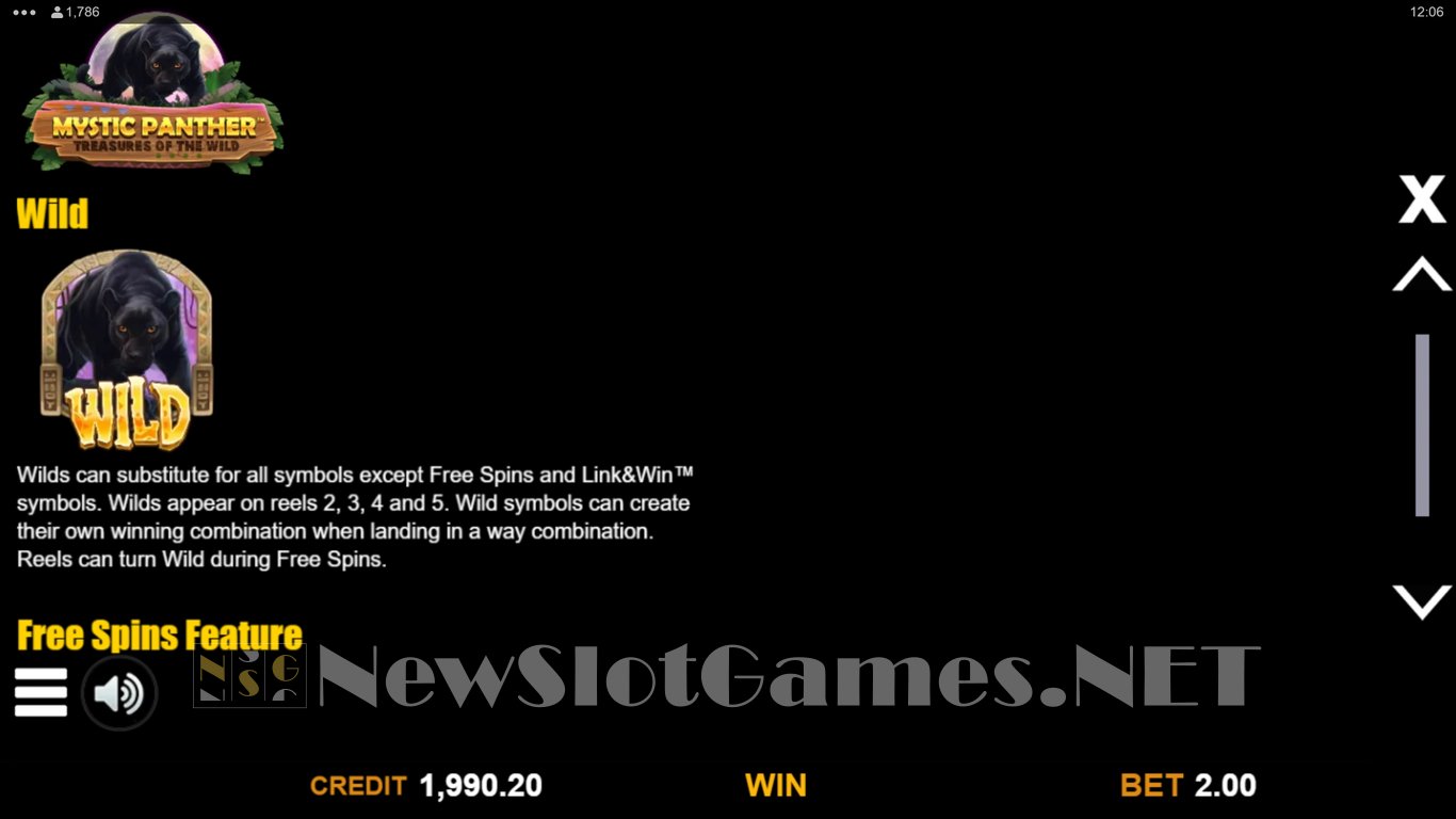 Mystic Panther Treasures of the Wild Slot Slot Image in Demo - pic. 5