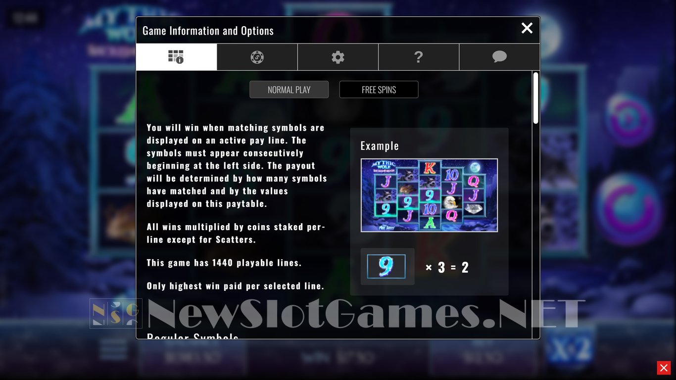 Mythic Wolf Sacred Moon Slot Slot Image in Demo - pic. 5