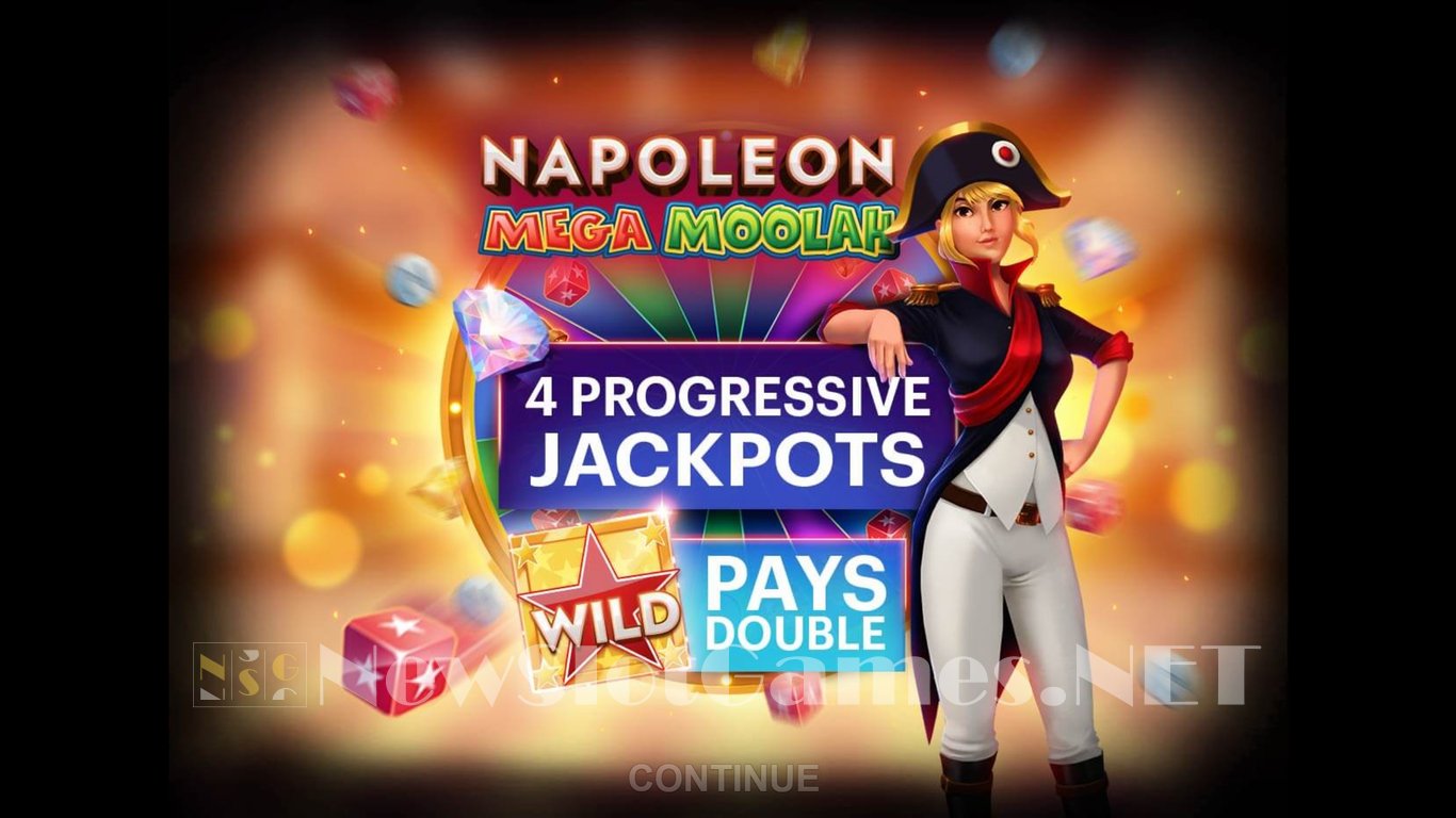 Napoleon Mega Moolah Slot Demo Image