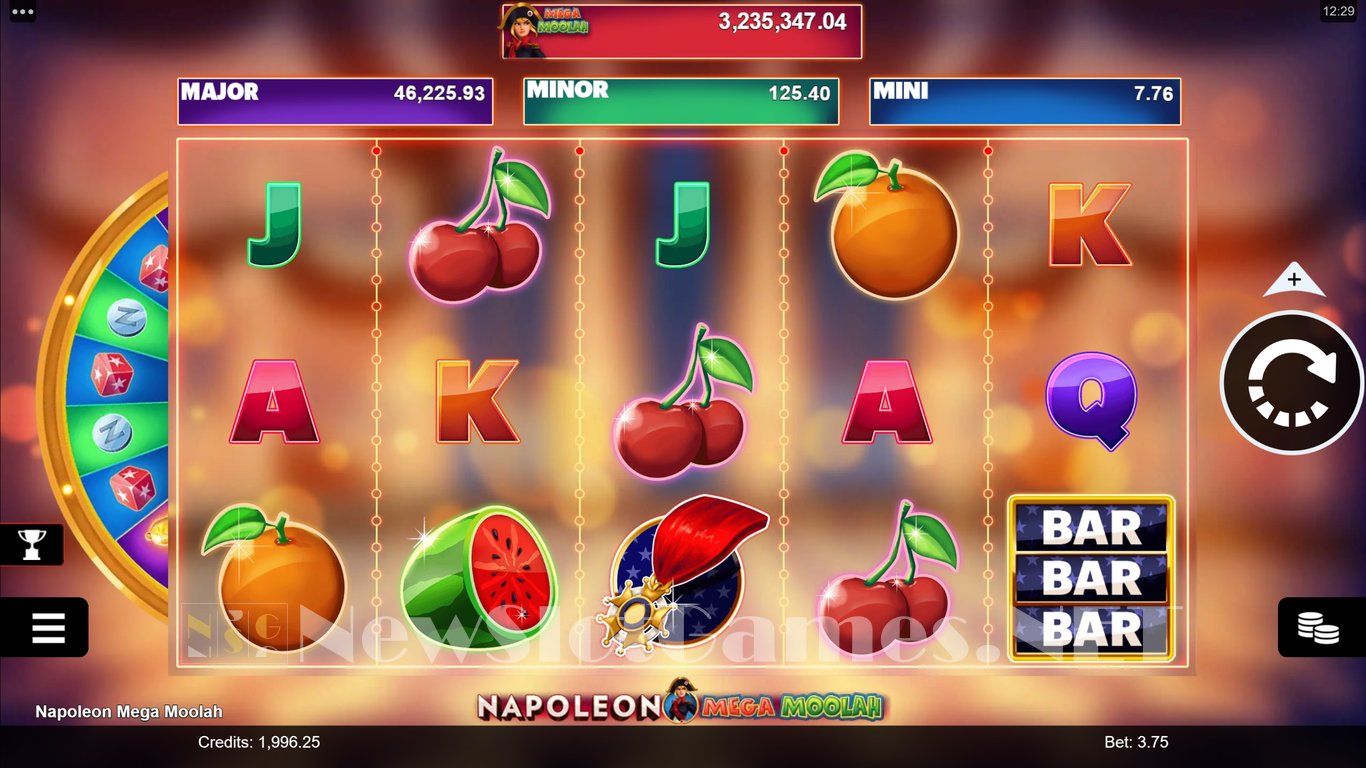 Napoleon Mega Moolah Slot Slot Image in Demo - pic. 2
