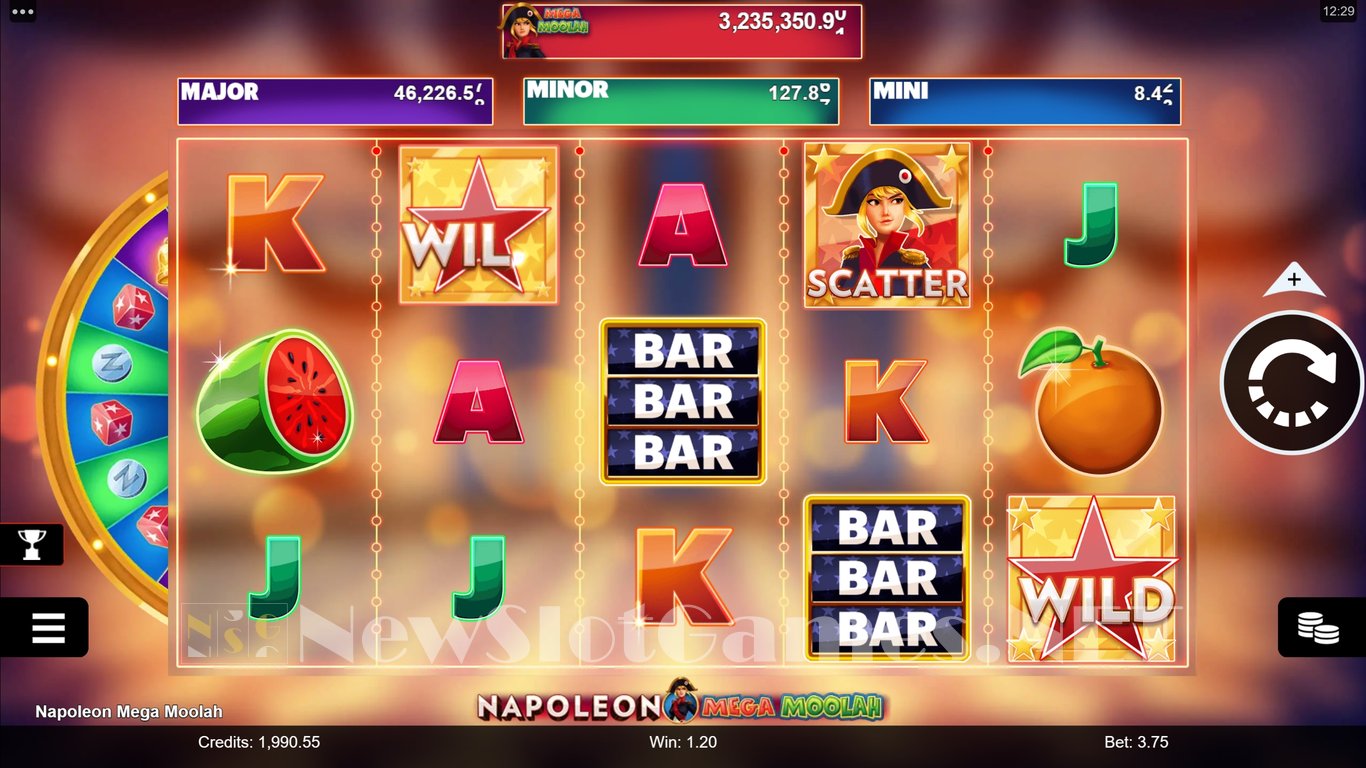 Napoleon Mega Moolah Slot Slot Image in Demo - pic. 3